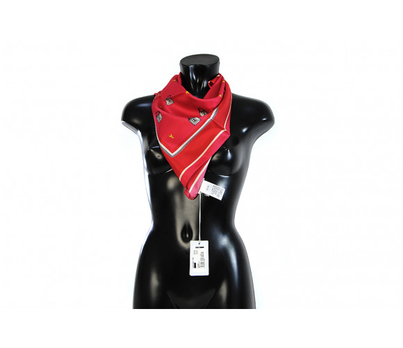 Printed silk scarf
