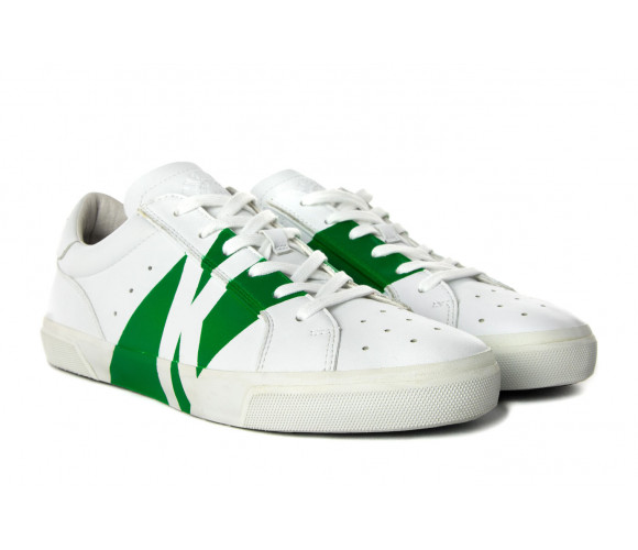 'Rubb-er 668' Color Block Leather Sneakers