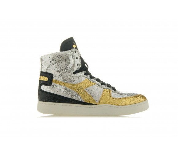 'MI BASKET GLITTER' Hi-Top Sneakers