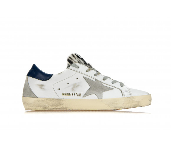 'Superstar' Leather & Pony Hair Sneakers