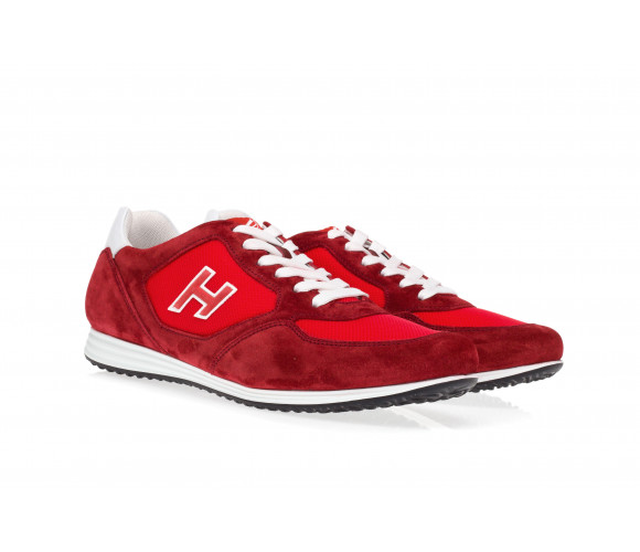 'H205' Suede & High-tech Fabric Sneakers