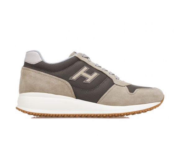 'Interactive N20' Technical Fabric & Suede Sneakers