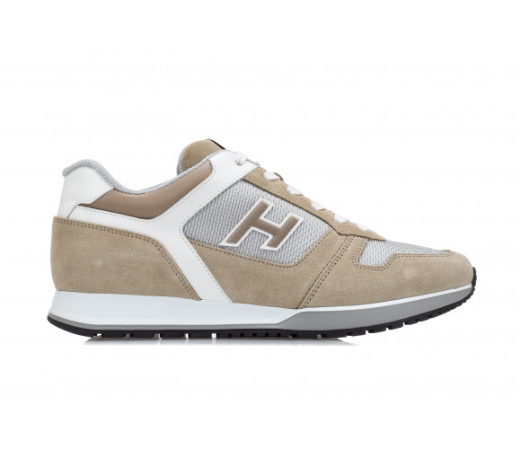 'H321' Suede And High-Tech Fabric Sneakers