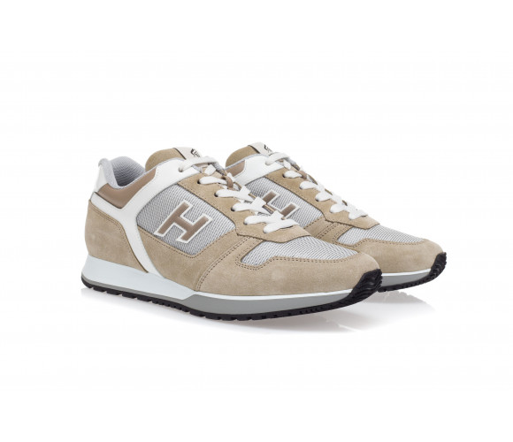 'H321' Suede And High-Tech Fabric Sneakers