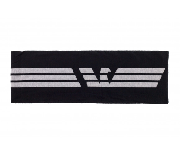 Wool Blend Logo Scarf