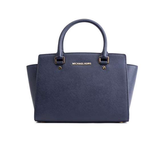 "selma" medium saffiano leather satchel bag