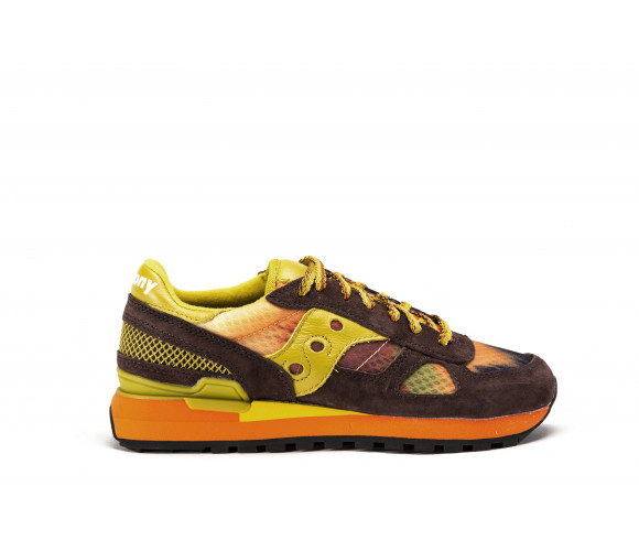 "shadow o' chamonix" leather & fabric sneakers 