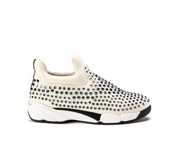 "gem" slip-on sneakers with rhinestones