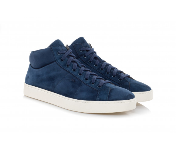 Mid-Top Suede Sneakers