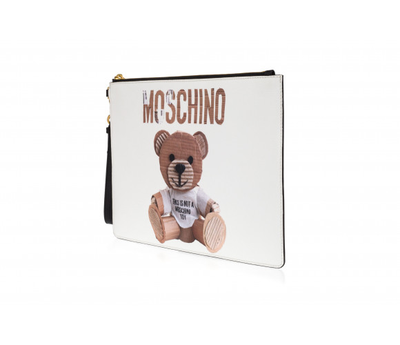 Imitation leather 'Teddy Bear' purse with handle