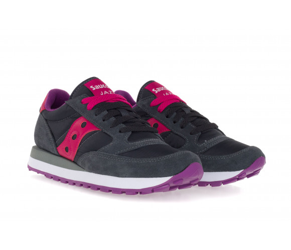 'Jazz' Suede & Technical Fabric Sneakers 