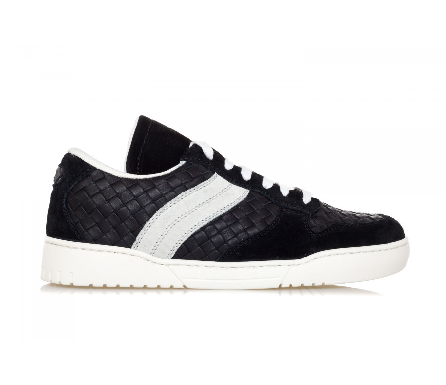 'Heeze' Intrecciato Leather Sneakers