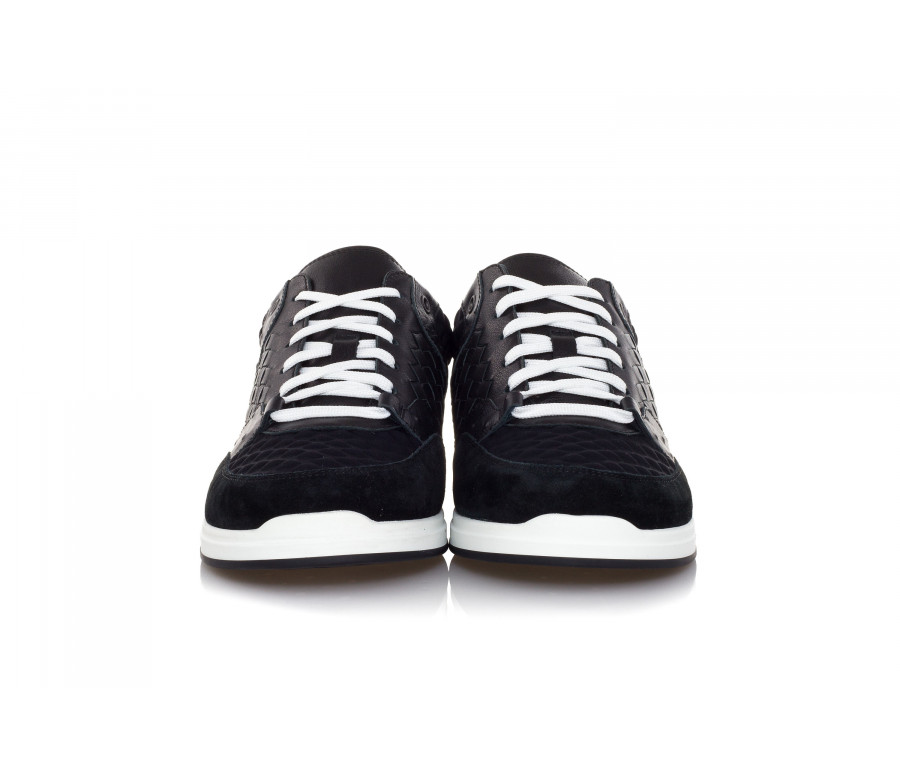 'Ayr' Intrecciato Leather Sneakers