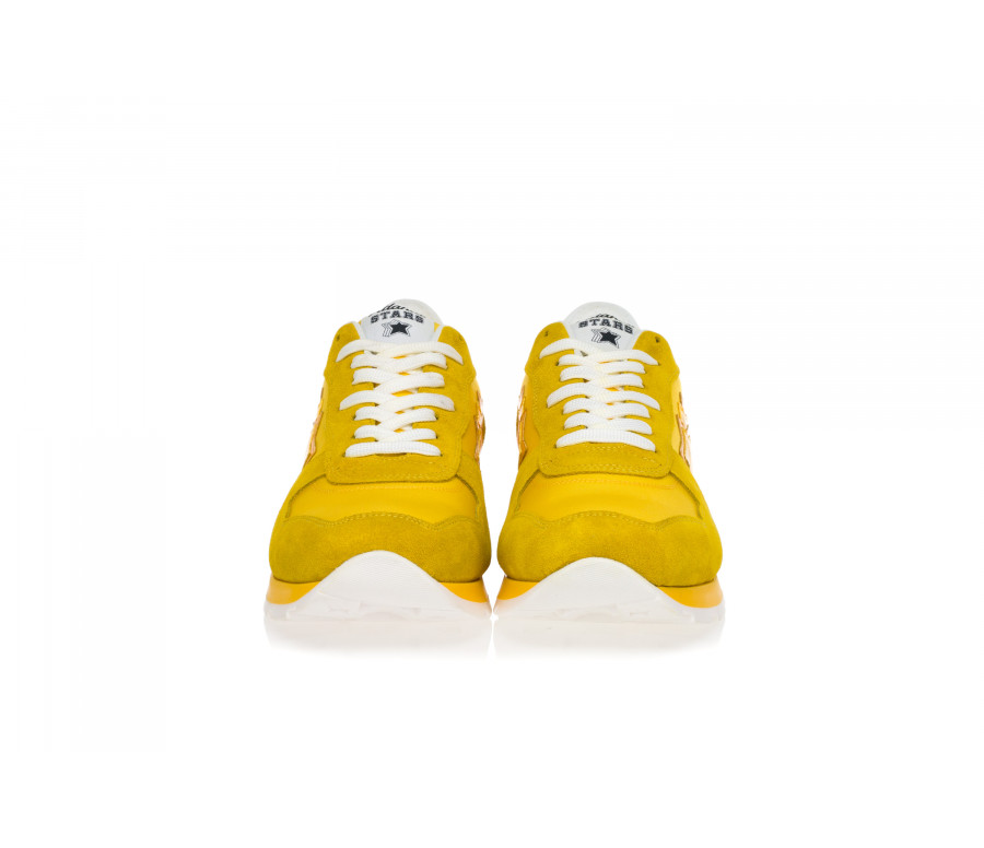'Antares' Suede & Technical Fabric Sneakers