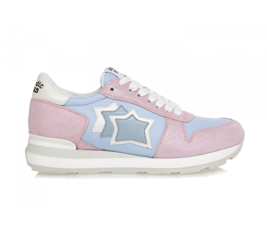 'Gemma' Suede & Technical Fabric Sneakers