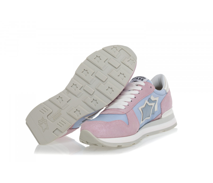 'Gemma' Suede & Technical Fabric Sneakers