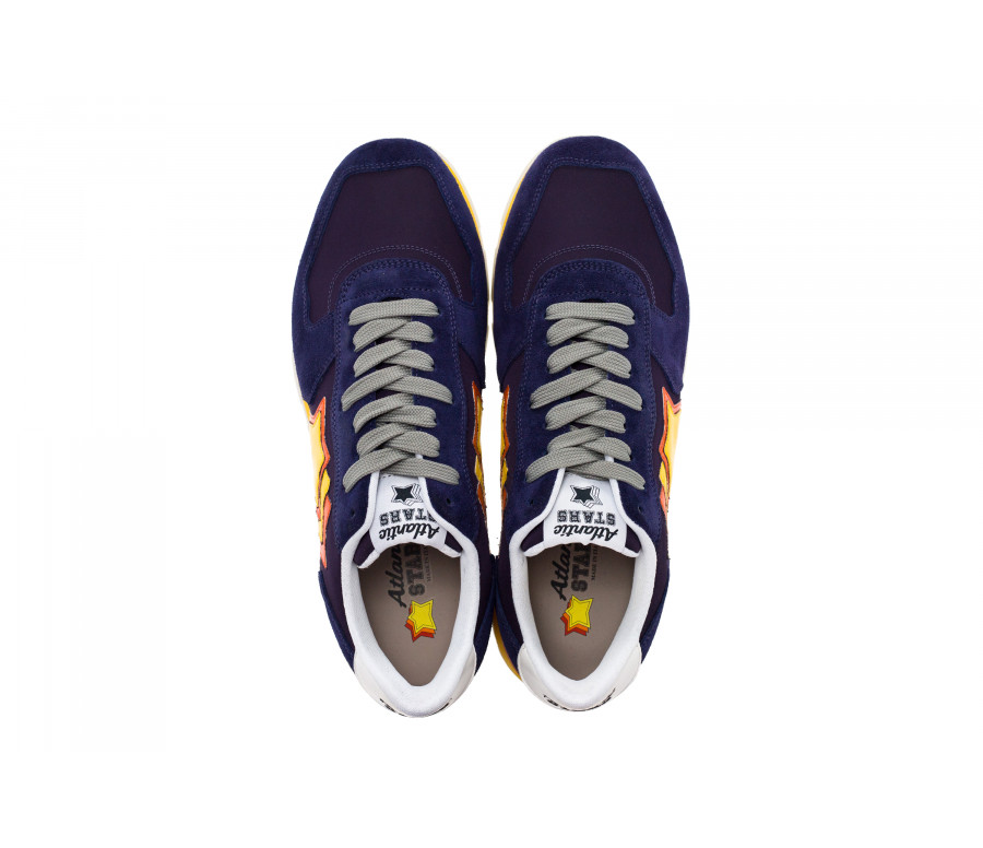 'Antares' Suede & Technical Fabric Sneakers