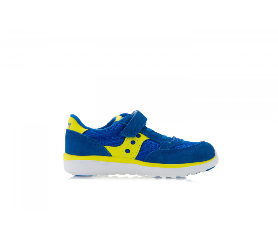 "jazz" textile & suede sneakers