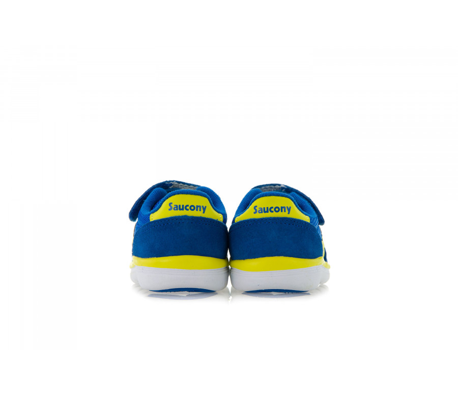 "jazz" textile & suede sneakers