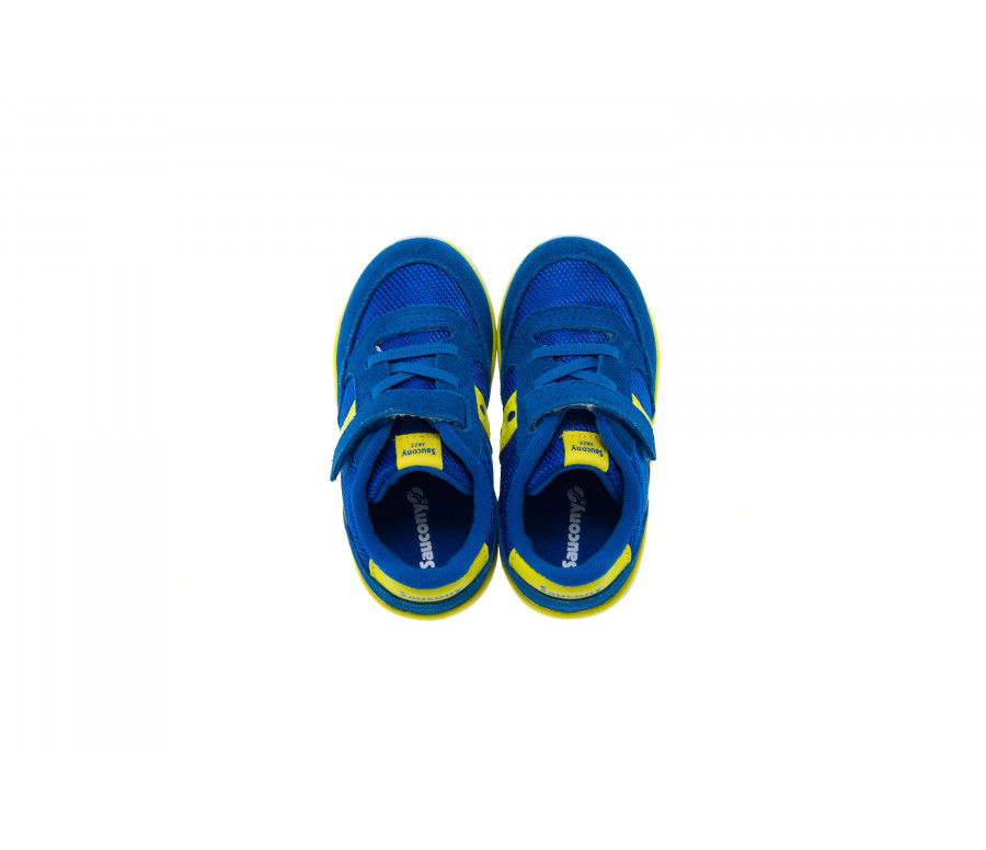 "jazz" textile & suede sneakers