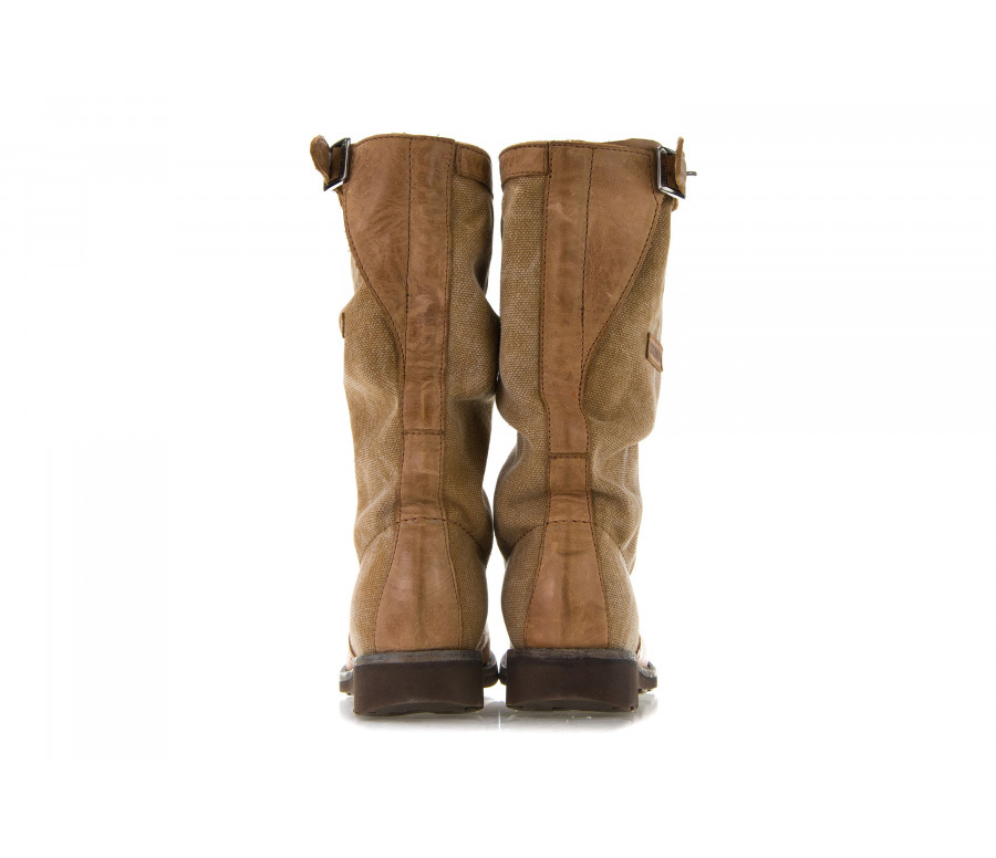 "vintage 435 mid" fabric & leather boots