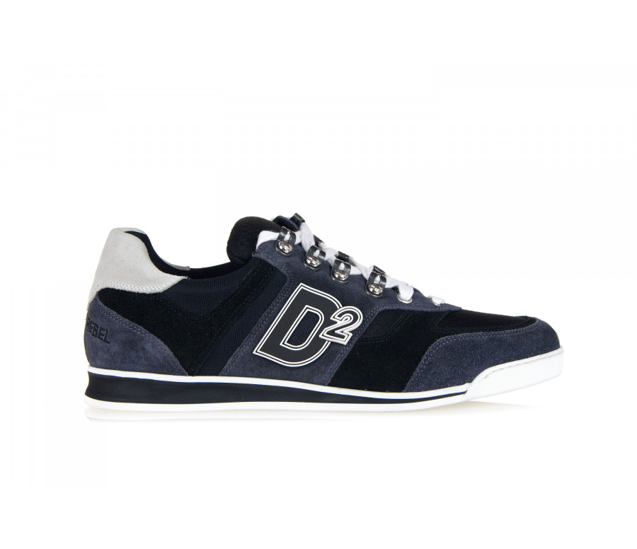 'WINNER' Suede & Technical Fabric Sneakers