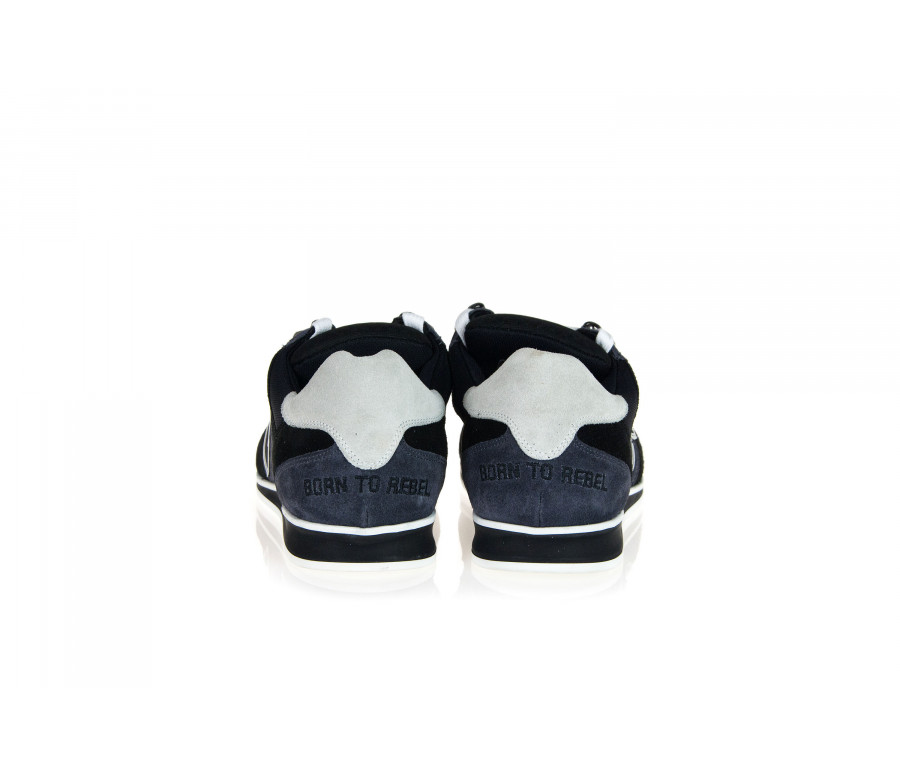 'WINNER' Suede & Technical Fabric Sneakers