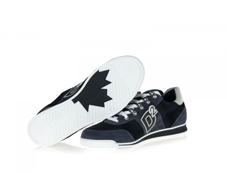 'WINNER' Suede & Technical Fabric Sneakers