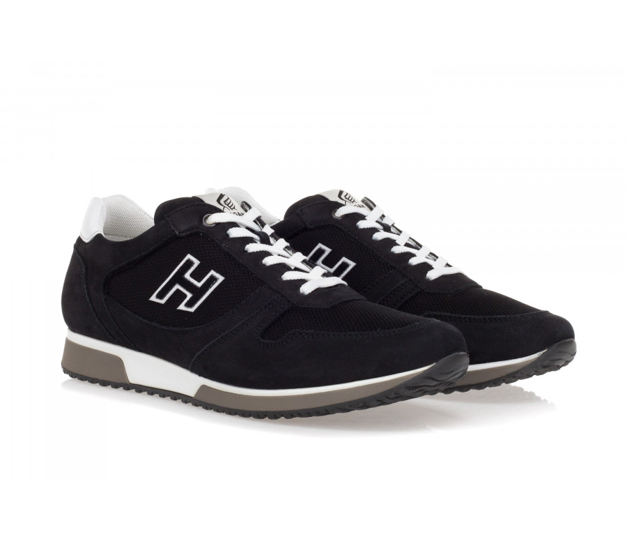 Sneakers 'H198' In Nubuck With High-Tech Fabric Inserts