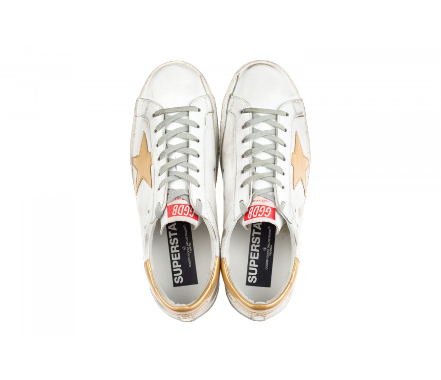 'Superstar' Low Leather Sneakers