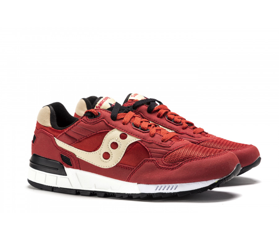 "shadow 5000" leather & fabric sneakers 