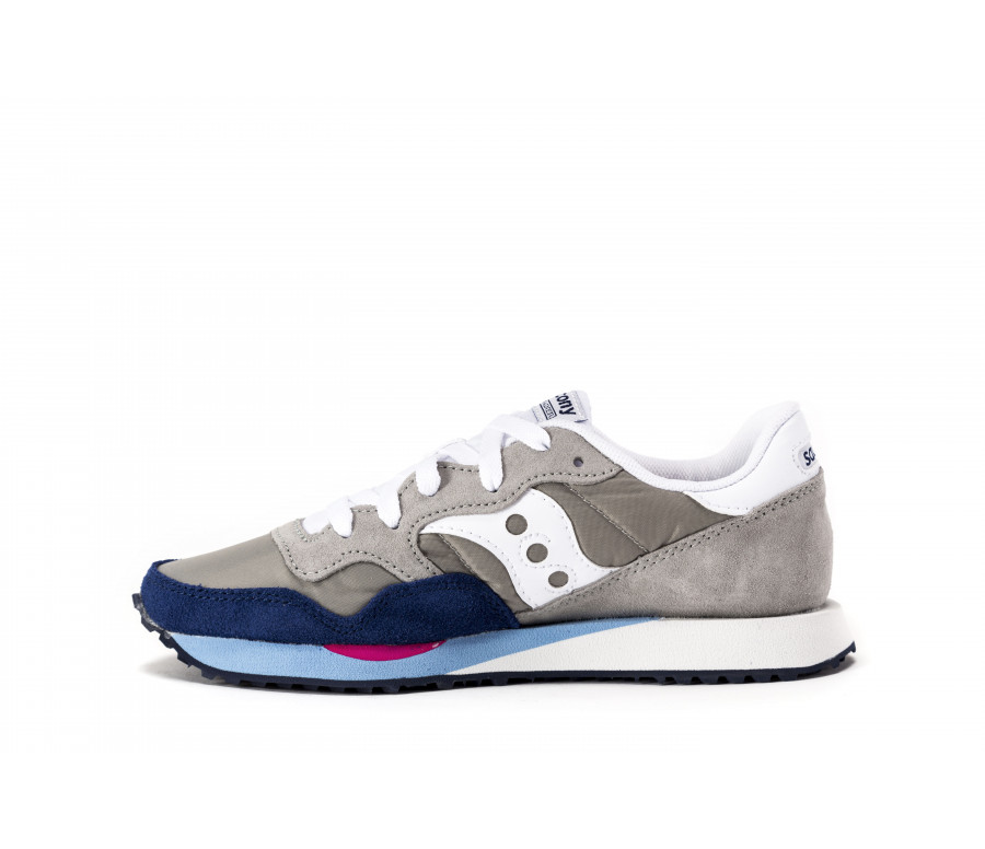 "dxn trainer" suede & fabric sneakers 