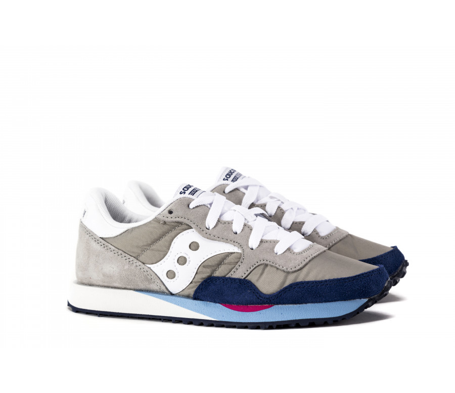 "dxn trainer" suede & fabric sneakers 