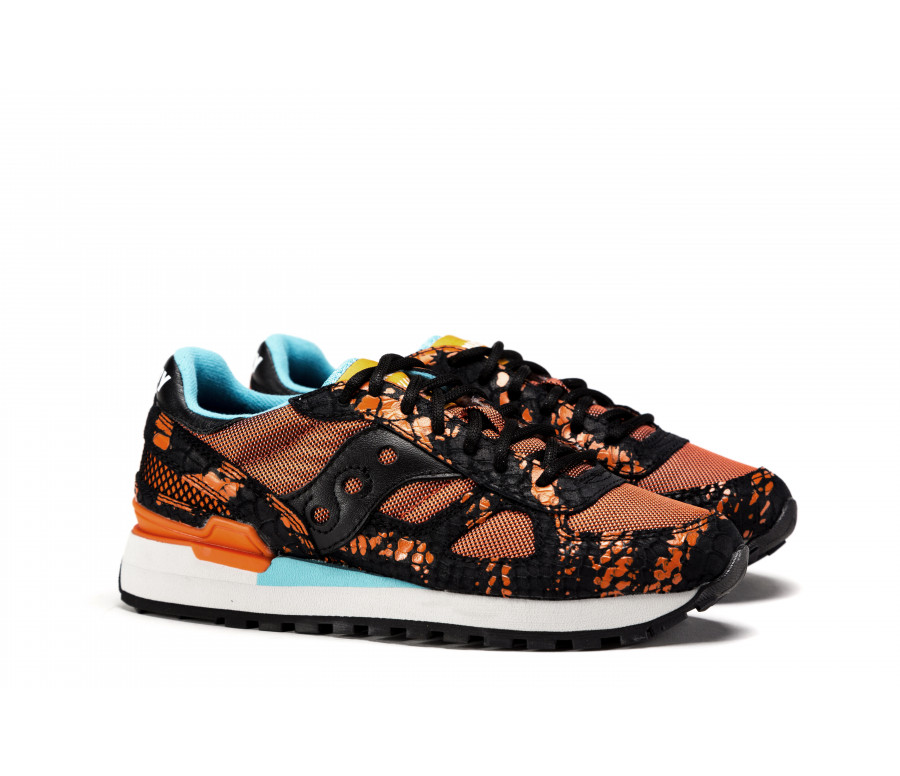 "shadow o' tokyo" suede & fabric sneakers 