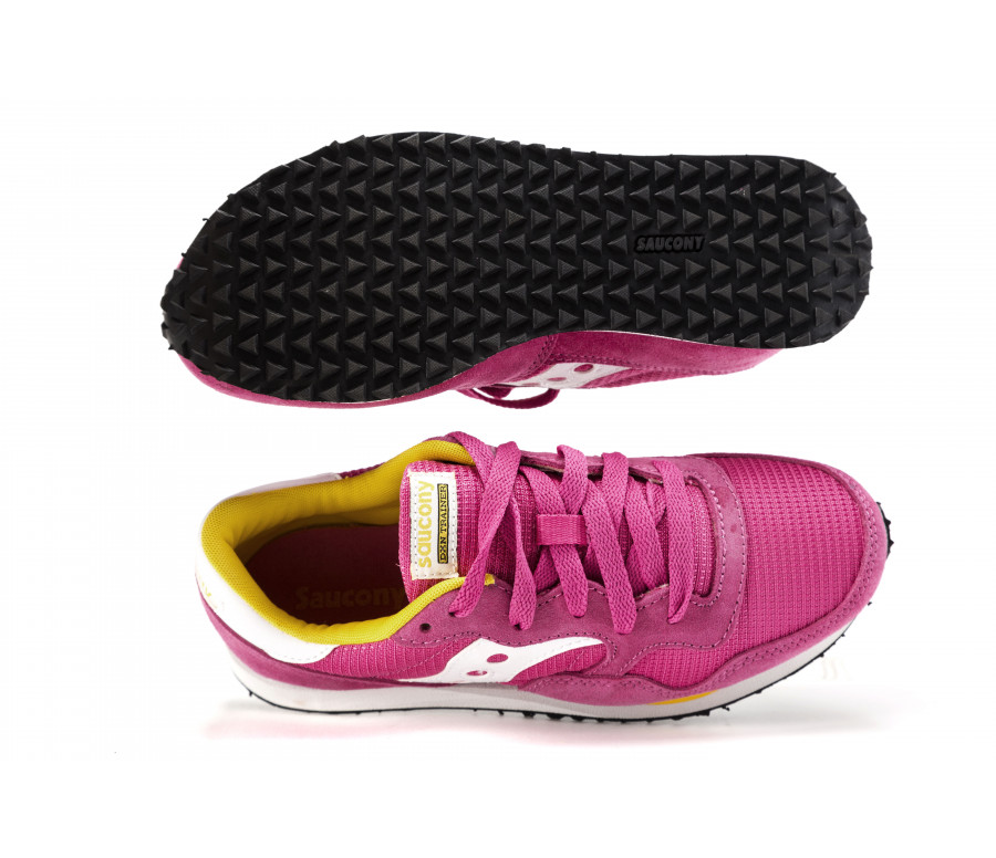 "dxn trainer" suede & fabric sneakers 