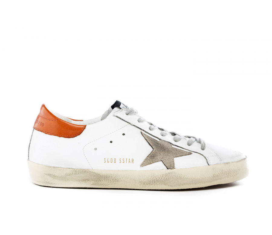 "superstar" vintage leather sneakers