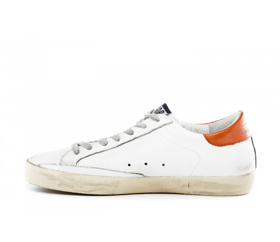 "superstar" vintage leather sneakers