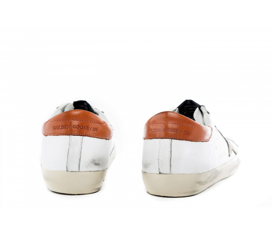 "superstar" vintage leather sneakers