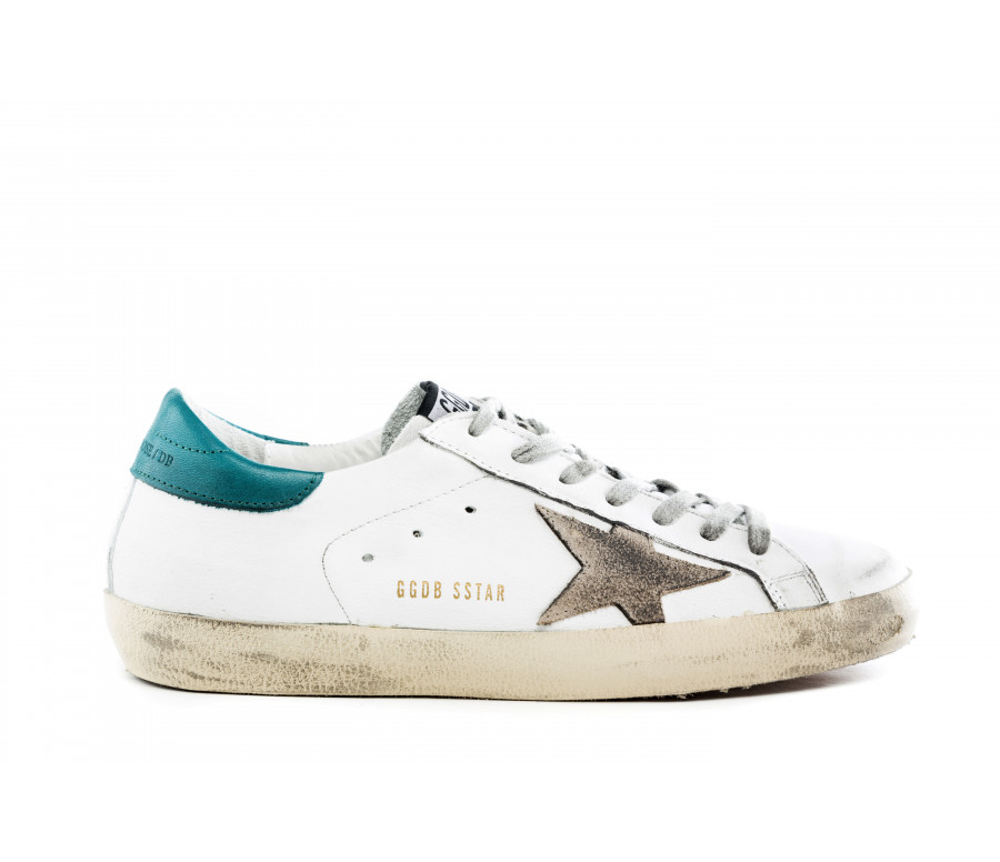 "superstar" vintage leather sneakers