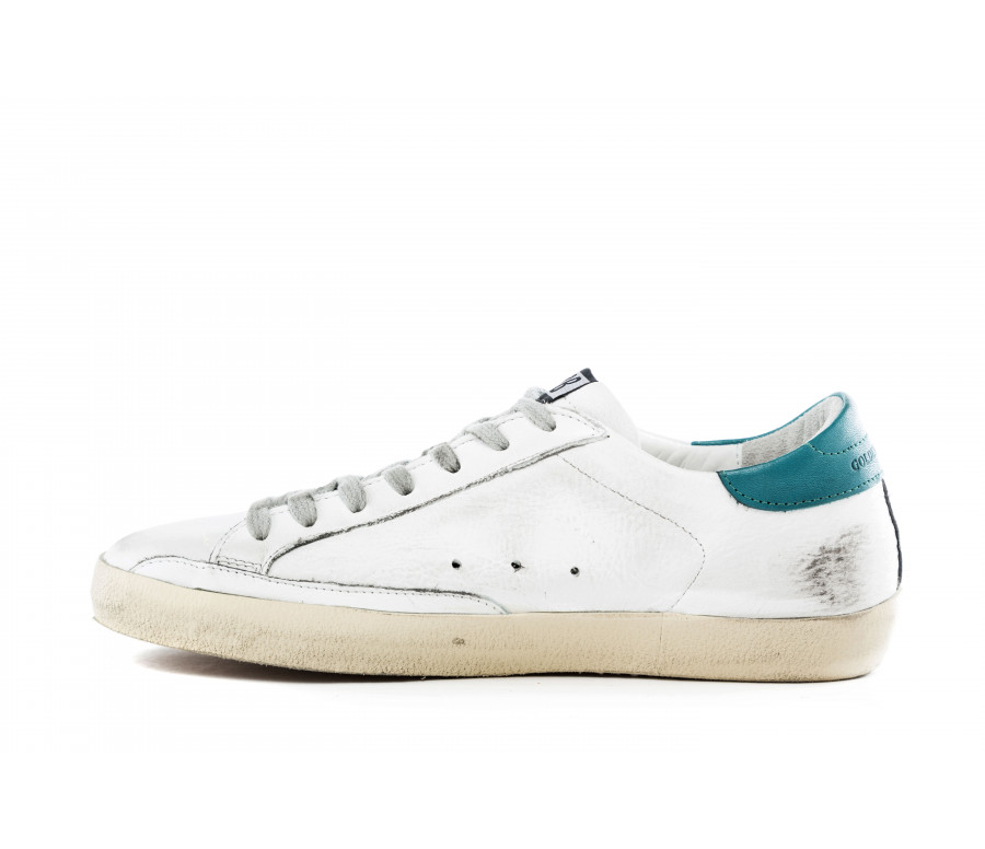 "superstar" vintage leather sneakers