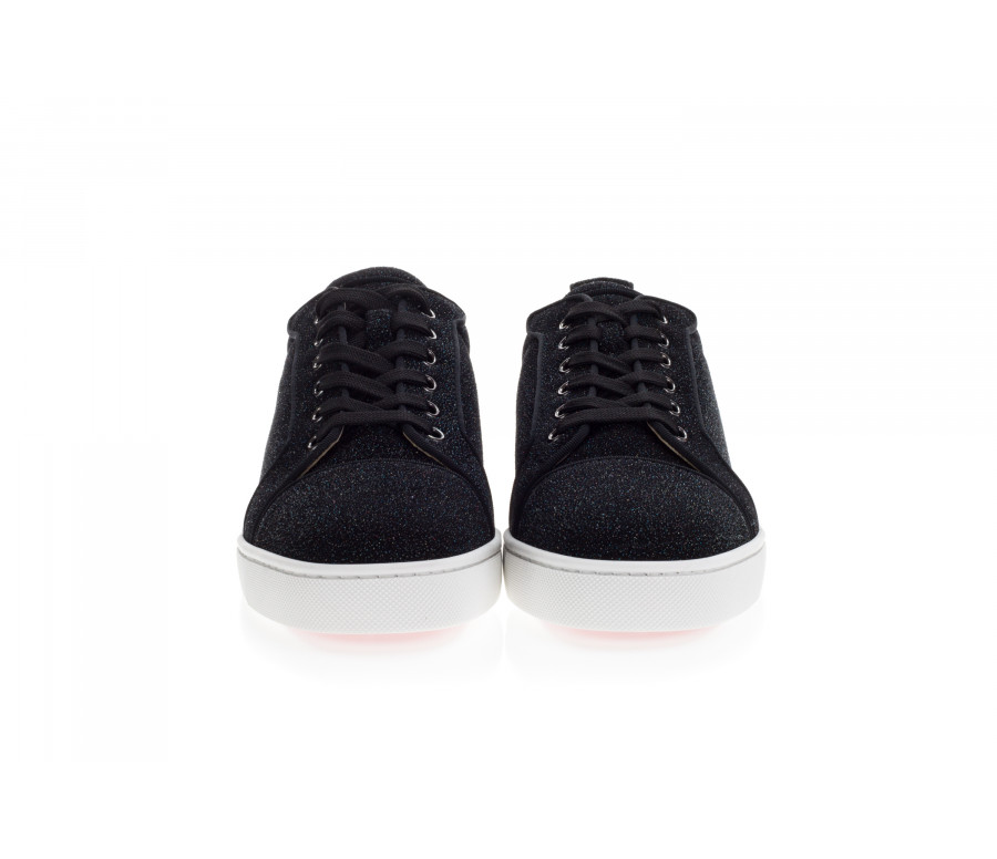 'Louis Junior Orlato Flat' Glittered Leather Sneakers