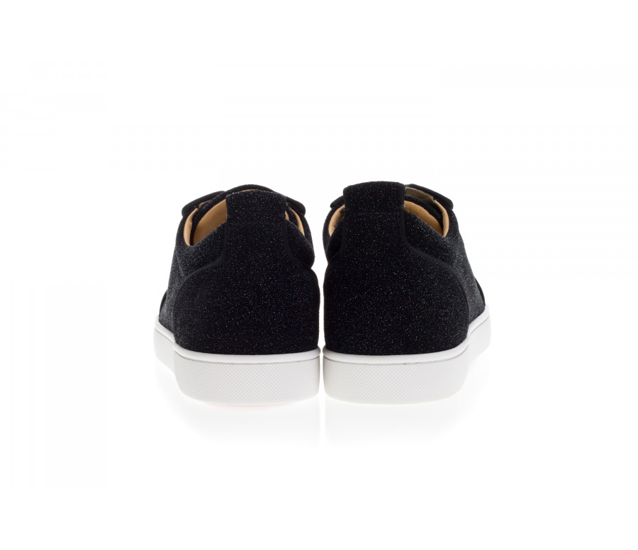 'Louis Junior Orlato Flat' Glittered Leather Sneakers