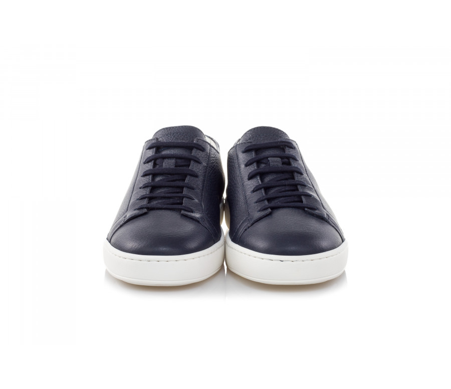 Drummed Leather Sneakers