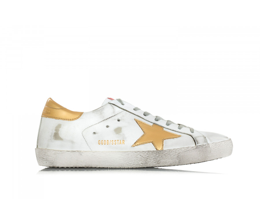 'Superstar' Low Leather Sneakers