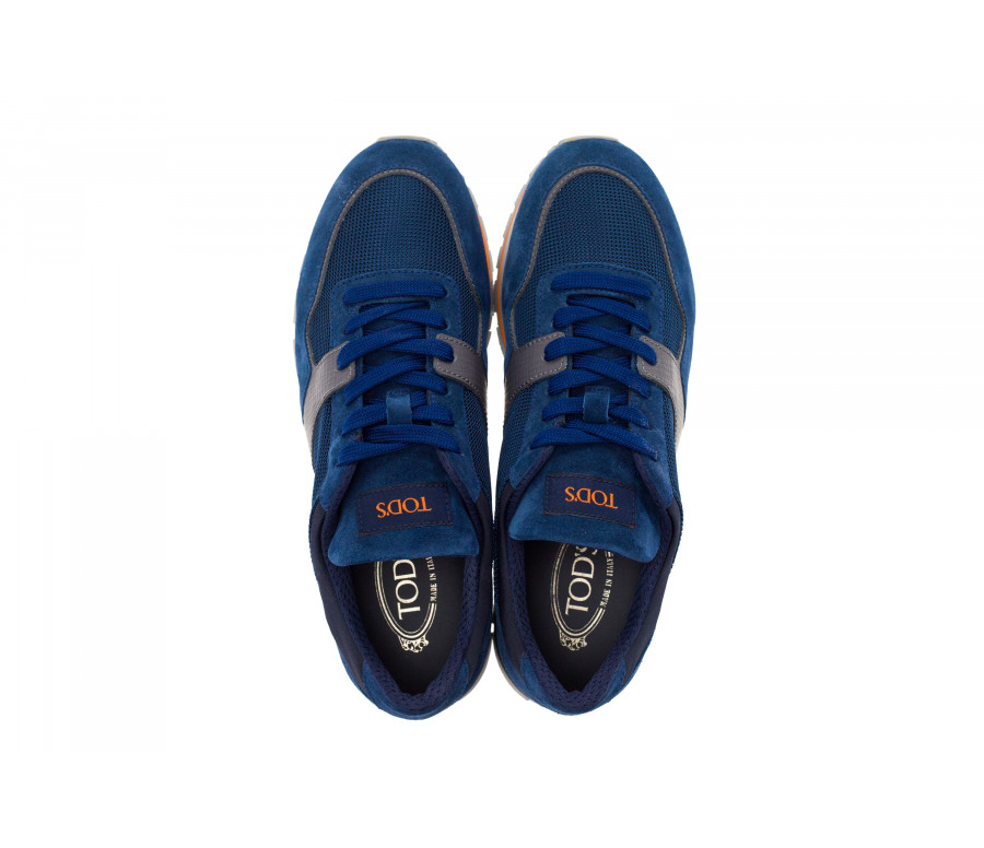 'Spoiler' Suede & Technical Fabric Sneakers
