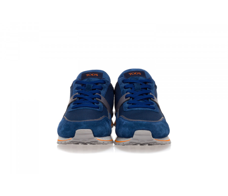 'Spoiler' Suede & Technical Fabric Sneakers