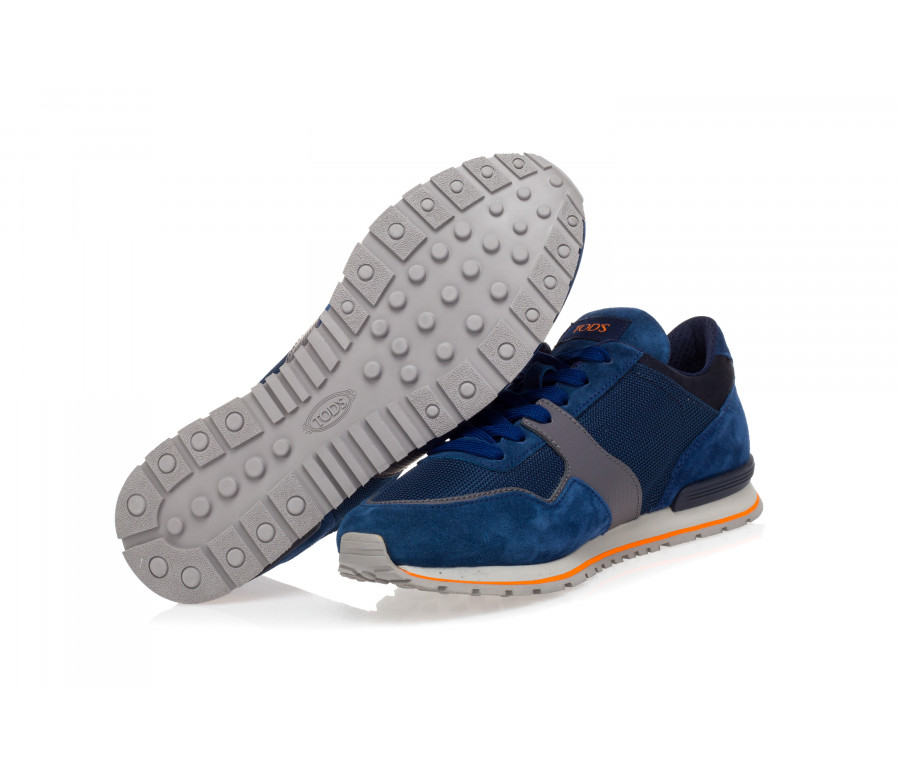 'Spoiler' Suede & Technical Fabric Sneakers