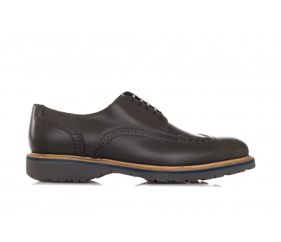 'Fuerte' Brogued Leather Derby Shoe