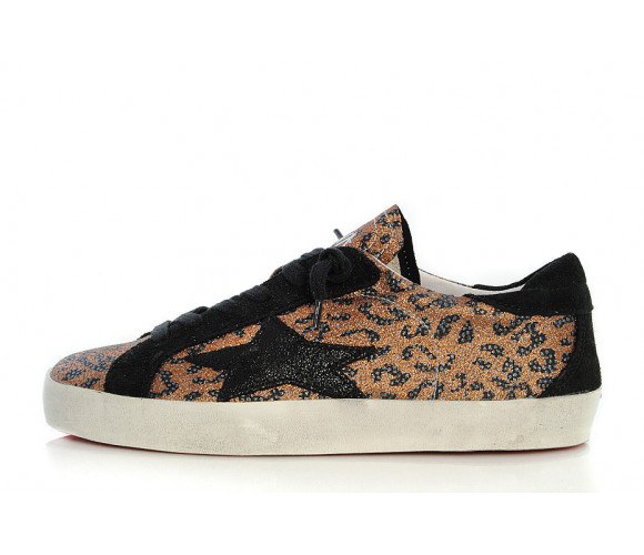 "low 209" leopard printed leather sneakers