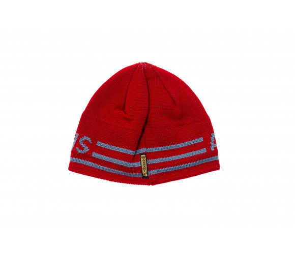 Logo Knit Wool Blend Beanie Hat